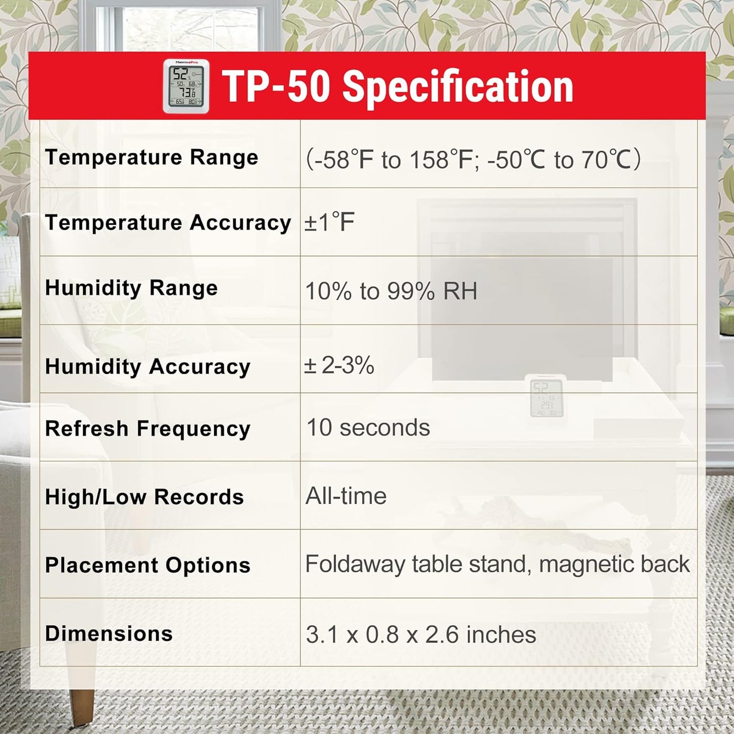 Digital LCD Thermometer